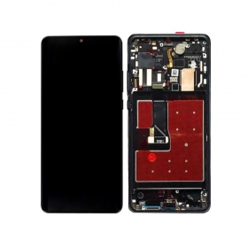 Huawei P30 PRO ekrāns (melns) (ar rāmīti) (OLED)