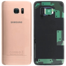 Samsung Galaxy S7 Edge aizmugurējais vāciņš (rozā zelts) (oriģināls)