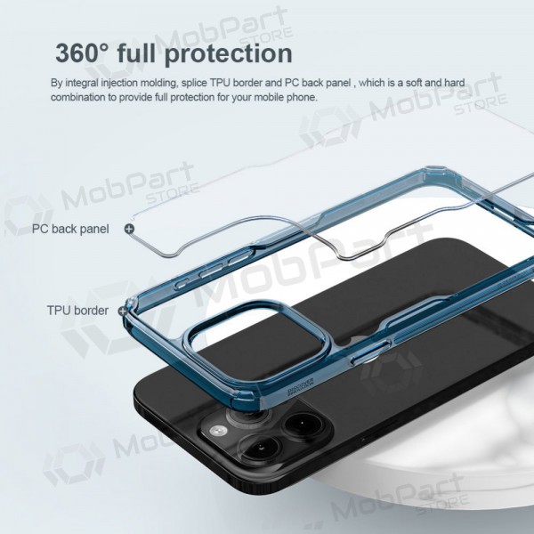 Apple iPhone 15 Pro vāciņš „Nillkin Nature Pro“ (balts) Apple iPhone 15 Pro vāciņš „Nillkin Nature Pro“ (balts)