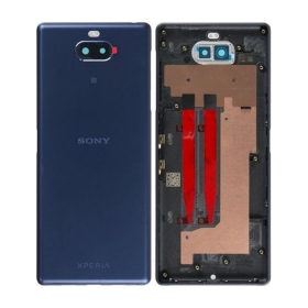 Sony Xperia 10 aizmugurējais baterijas vāciņš (zils) (lietots grade C, oriģināls)