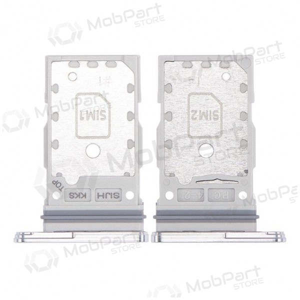 Samsung Galaxy S22 Ultra Dual SIM kartes turētājs (balts) (oriģināls)