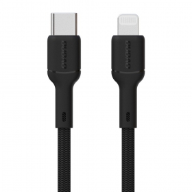 Lightning kabelis Dudao L9X USB-C uz Lightning 1 m 30 W melns