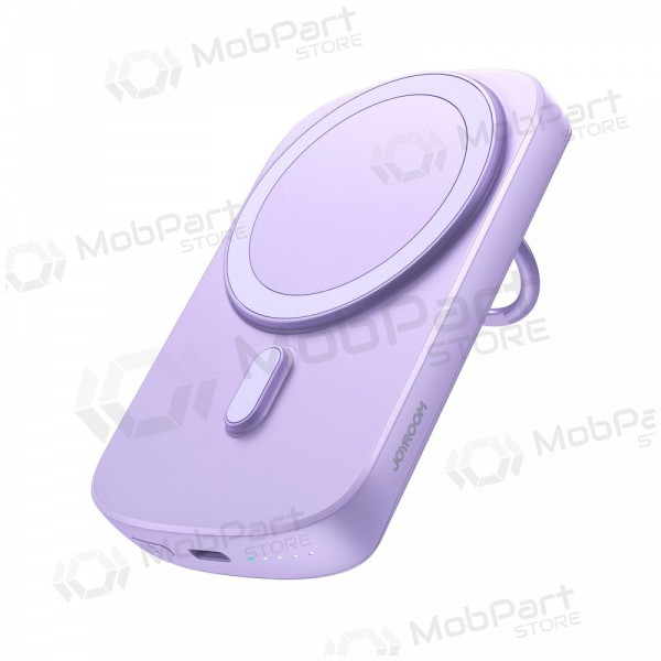Ārējā baterija Power Bank Joyroom JR-W030 20W Magnetic Wireless 6000mAh violetinė