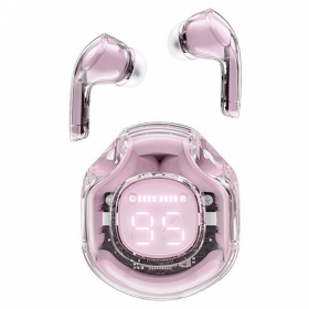 Bezvadus ausinės Acefast T8 TWS rozās (pink lotus)
