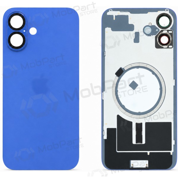 Apple iPhone 16 aizmugurējais vāciņš (zils) - Premium