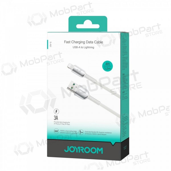 USB kabelis Joyroom S-A51 USB-A to Lightning 3A 1.2m pelēks