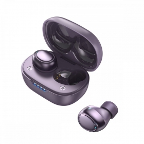 Bezvadus ausinės Joyroom TWS JR-DB1 violetinės