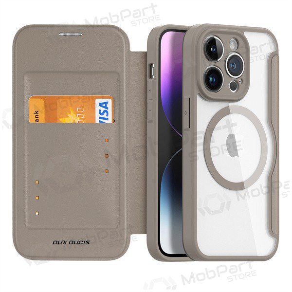 Apple iPhone 13 / 14 maciņš - Dux Ducis Skin X Pro (brūns)