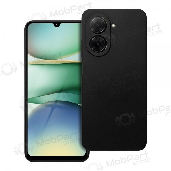 Xiaomi Redmi A7 4G, Redmi A5, Poco C71 (171,7x77,8x8,26) maciņš - Liquid Silicone 2.0mm (melns)