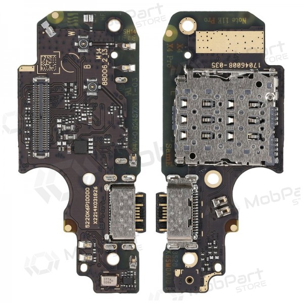 Xiaomi Redmi Note 12 Pro 4G uzlādes ligzda un mikrofona šleife (service pack) (oriģināls) Xiaomi Redmi Note 12 Pro 4G uzlādes ligzda un mikrofona šleife (service pack) (oriģināls)