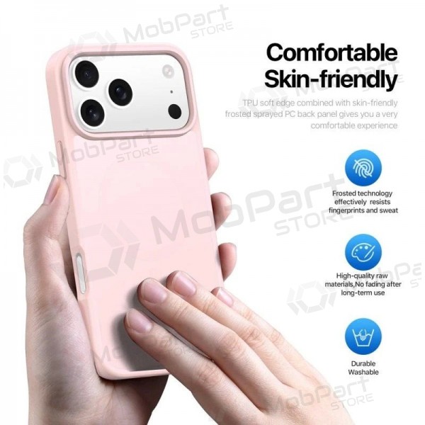 Apple iPhone 17 Pro Max, 18 Pro Max maciņš - Dux Ducis Yind (rozā)