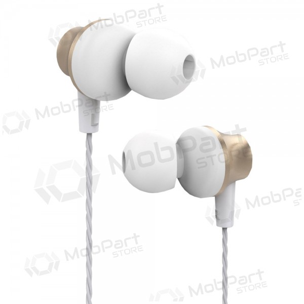 Brīvroku aprīkojums Devia Metal In-ear 3,5mm (zelta krāsā)