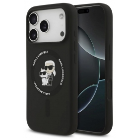Apple iPhone 17 Pro maciņš - Karl Lagerfeld Liquid Silicone Karl and Choupette MagSafe