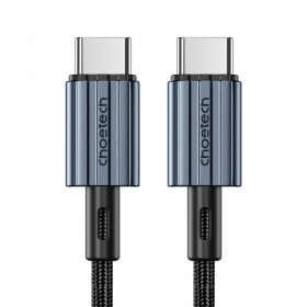 USB kabelis Choetech XCC-1015 USB-C to USB-C PD60W 2.0m melns