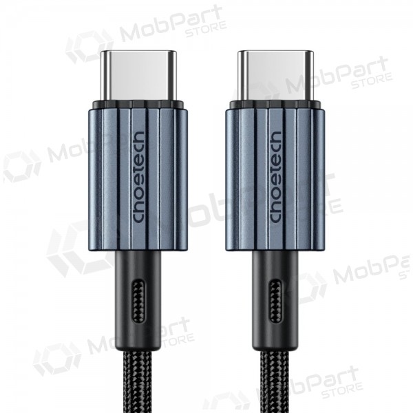 USB kabelis Choetech XCC-1015 USB-C to USB-C PD60W 2.0m melns
