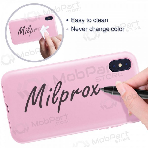 Apple iPhone 13 maciņš - Liquid Silicone 1.5mm (rozā)
