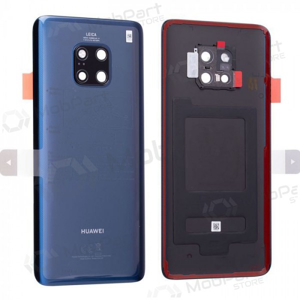 Huawei Mate 20 Pro aizmugurējais baterijas vāciņš zils (Midnight Blue) (lietots grade B, oriģināls)