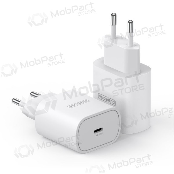 Lādētājs buitinis DUZZONA T6 PD25W Type-C balts