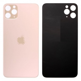 Apple iPhone 11 Pro Max aizmugurējais baterijas vāciņš (zelta) (bigger hole for camera)