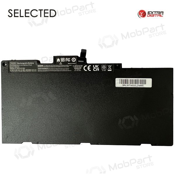 HP TA03XL, 51Wh klēpjdatoru akumulators, Selected HP TA03XL, 51Wh klēpjdatoru akumulators, Selected