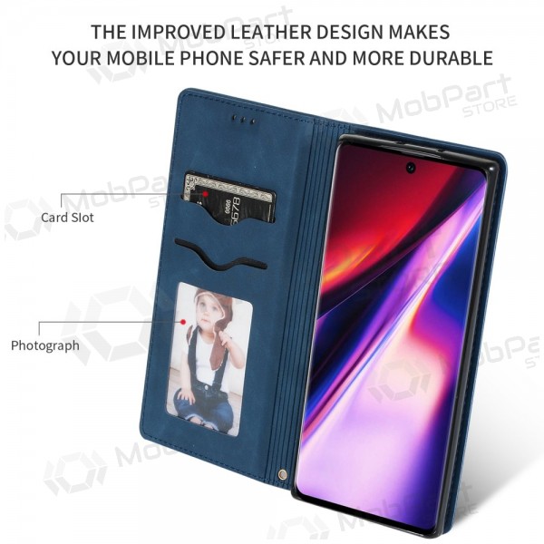 Xiaomi Redmi A7 4G maciņš - Business Style - tumši zils