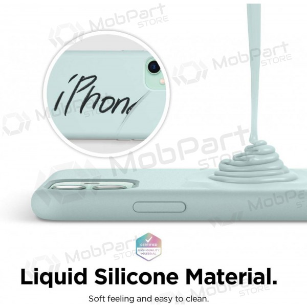 Apple iPhone 14 Plus maciņš - Liquid Silicone (piparmētru)