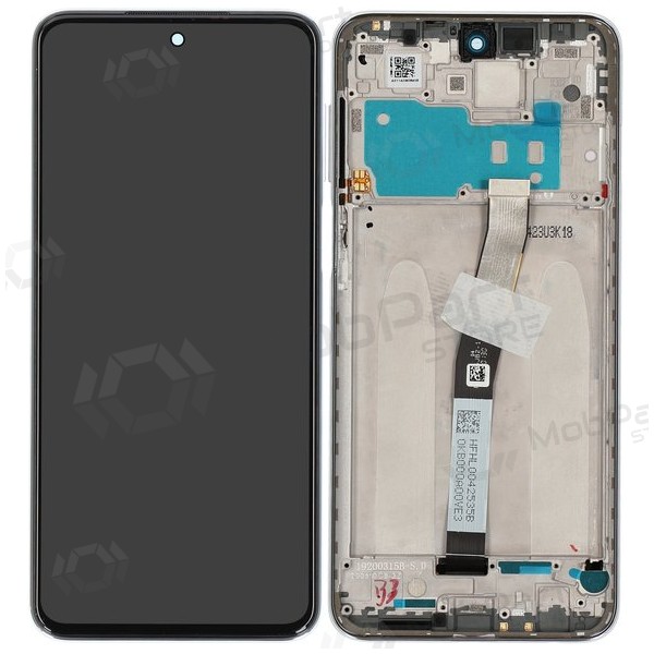 Xiaomi Redmi Note 9 Pro, Note 9S ekrāns (balts) (ar rāmīti) (Premium) Xiaomi Redmi Note 9 Pro, Note 9S ekrāns (balts) (ar rāmīti) (Premium)