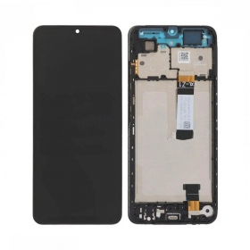 Ekranas Xiaomi Redmi A5/Poco C71 su lietimui jautriu stikliuku un rėmeliu Black ORG
