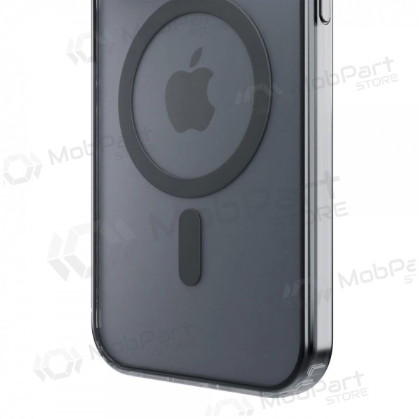 Apple iPhone Air maciņš - 3mk Frosty MagCase (melns)