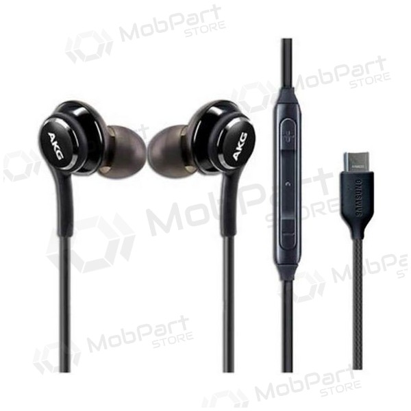 Brīvroku aprīkojums Samsung AKG Note 10 / Note 10+ (GH59-15252A) Type-C (melna)