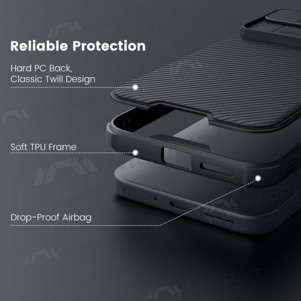 Google Pixel 7A vāciņš „Nillkin CamShield Pro“ (melns) Google Pixel 7A vāciņš „Nillkin CamShield Pro“ (melns)