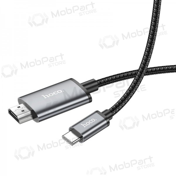 Adapteris Hoco UA27 USB-C to HDMI pelēks