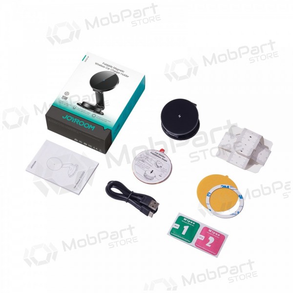 Automobilinis laikiklis-lādētājs Joyroom JR-ZS408 (dashboard) 15W melns