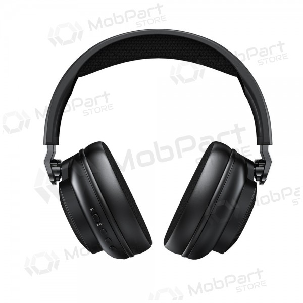 Bezvadu austiņas Acefast H15 Gaming aptverošas ar mikrofonu USB-C melnas