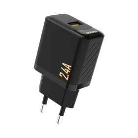 Tālruņa lādētājs Dudao A23 12 W USB-A melns