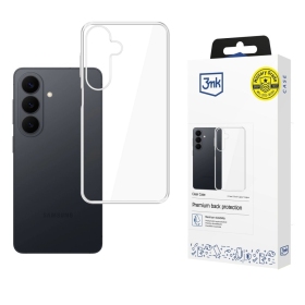Samsung Galaxy S26 FE maciņš - 3MK Clear Case (caurspīdīgs)