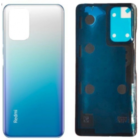 Xiaomi Redmi Note 10S aizmugurējais baterijas vāciņš (zils)