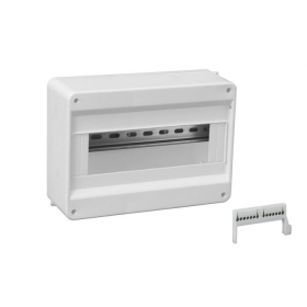 Pawbol 12 mod. virštinkinis skydelis C.2071 (be durelių,ar įžeminimo gnybtais, balts)