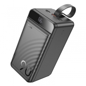 Ārējā baterija Power Bank Hoco J123D 22.5W+PD20W 90000mAh melna