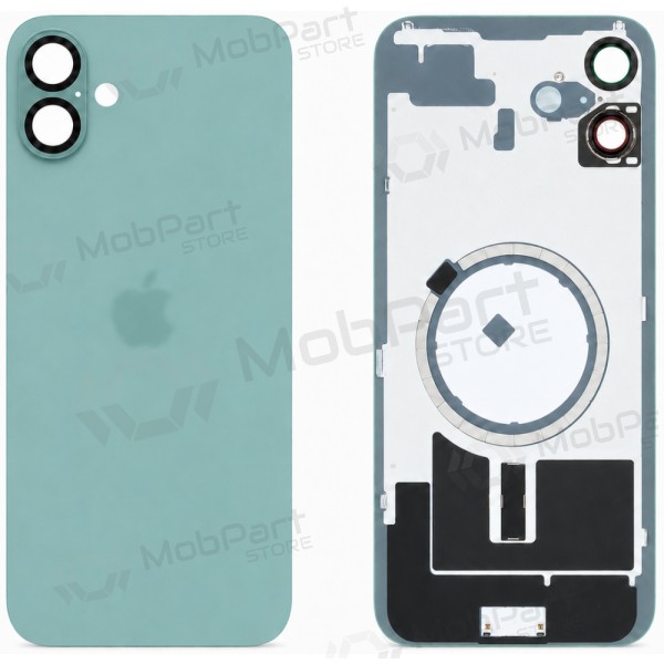 Apple iPhone 16 Plus aizmugurējais vāciņš (tirkīza) - Premium
