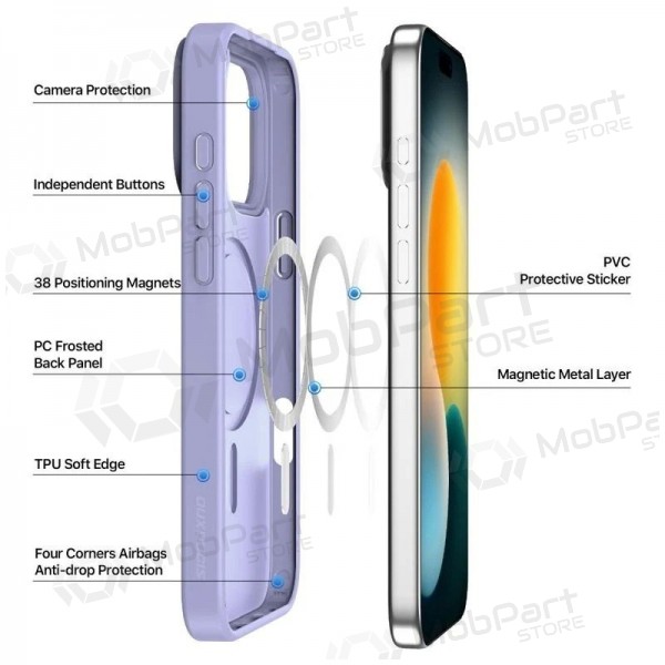 Samsung Galaxy A17, A18 maciņš -Dux Ducis Yind- (violets)