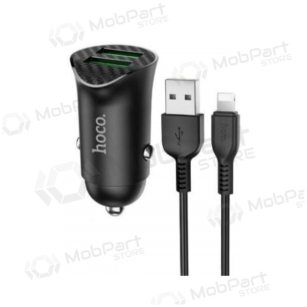 Auto lādētājs HOCO Z39 USB + 