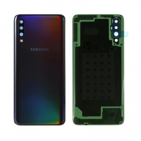 Samsung A705 Galaxy A70 2019 aizmugurējais baterijas vāciņš (melns) (lietots grade B, oriģināls)