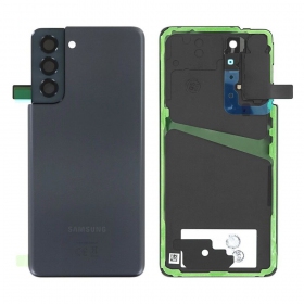 Samsung G991 Galaxy S21 5G aizmugurējais baterijas vāciņš (Phantom Grey) (lietots grade A, oriģināls)
