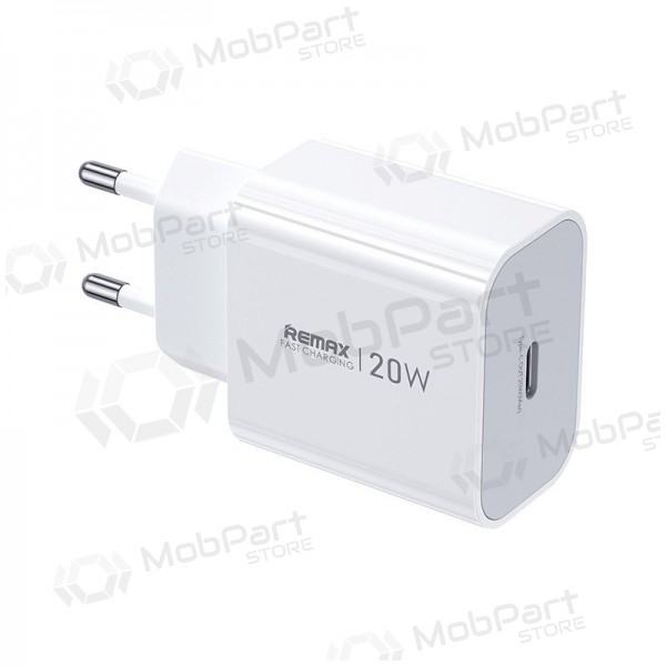 Tālruņa lādētājs Remax CA08 20 W USB-C balts