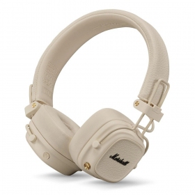 Bezvadu austiņas Marshall Major V Bluetooth USB-C 3,5 mm ar mikrofonu