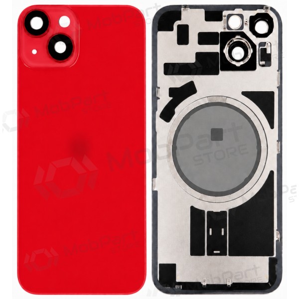 Apple iPhone 14 Plus aizmugurējais vāciņš (sarkans) (Premium)