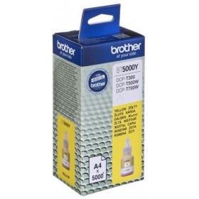 Brother DCP-T300/ T500W/ T700W (BT5000Y), dzeltens kasetne tintes printeriem, 5000 lapas.