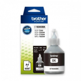 Brother DCP-T300/ T500W/ T700W (BT6000BK), melna kasetne tintes printeriem, 6000 lapas.