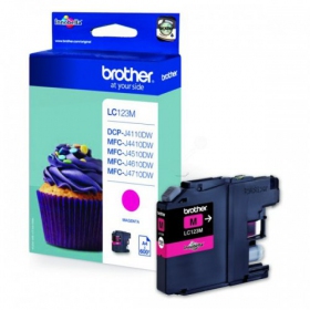 Brother LC 123 (LC123M),  kasetne tintes printeriem